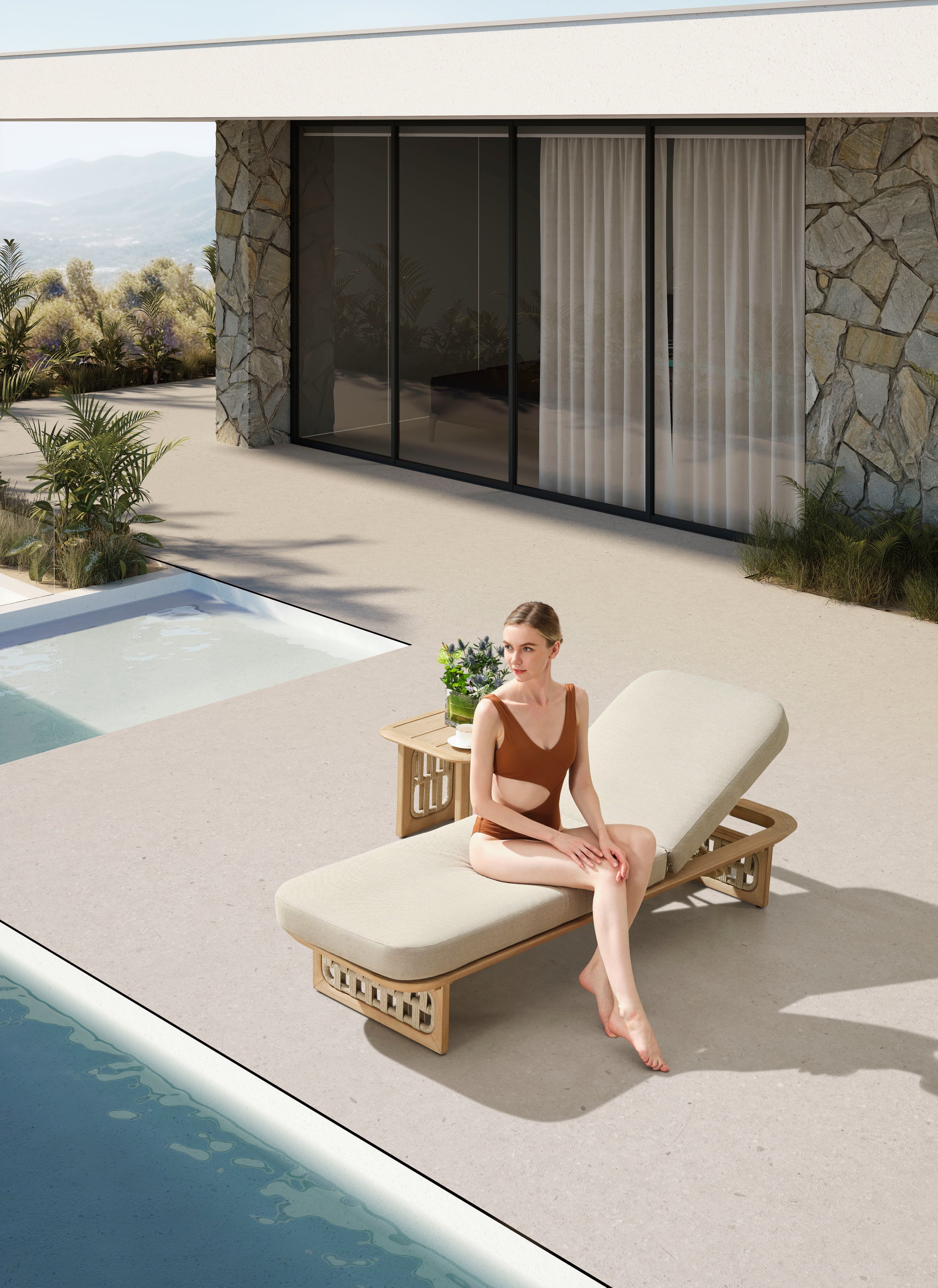 Riva Set Sunlounge