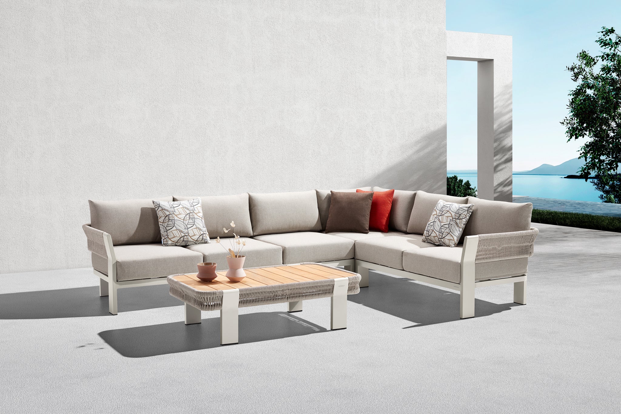 Sectional sofa Borromeo