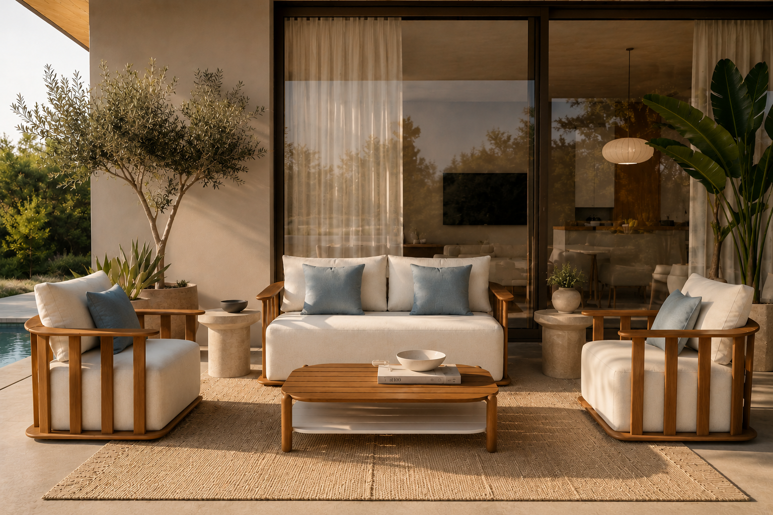 Pallisad Double-Seater Set