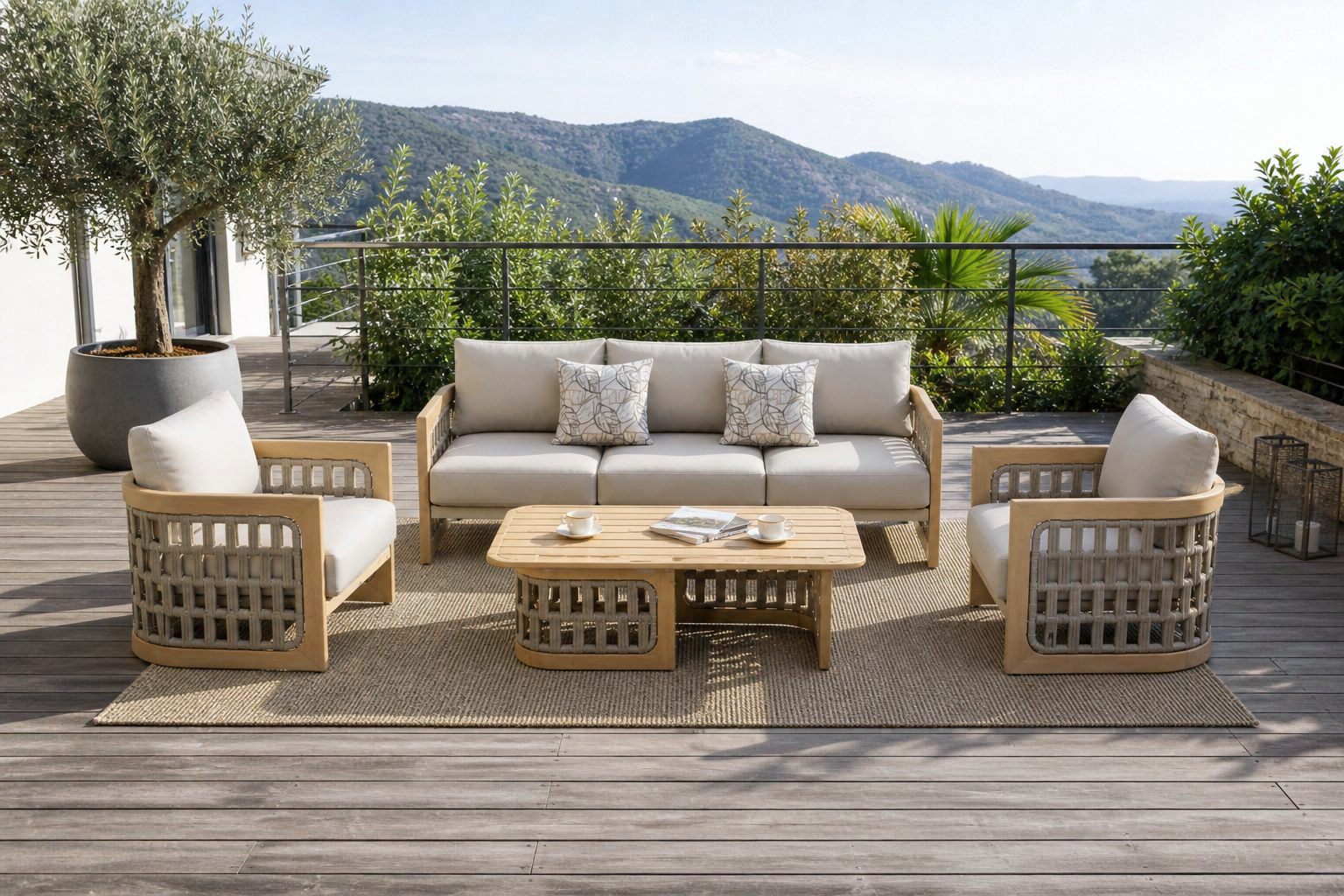 Riva Three-Seater Set