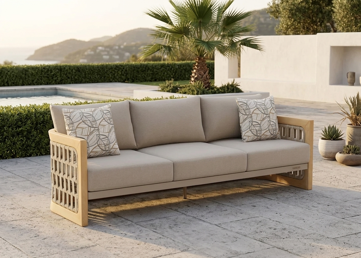 Riva three seater sofa